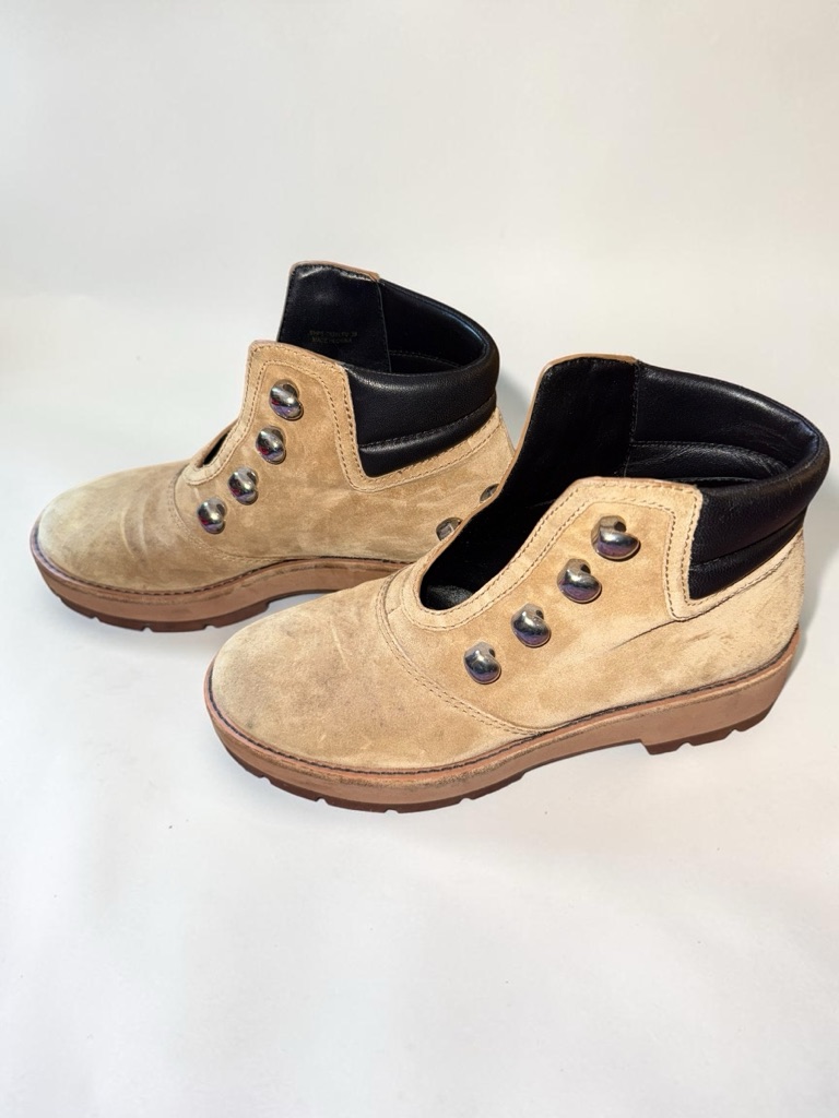 3.1 Philip Lim Tan Suede Dylan Hiking Boot (No Laces) W 9